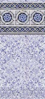 Blue Gray Tile Liner