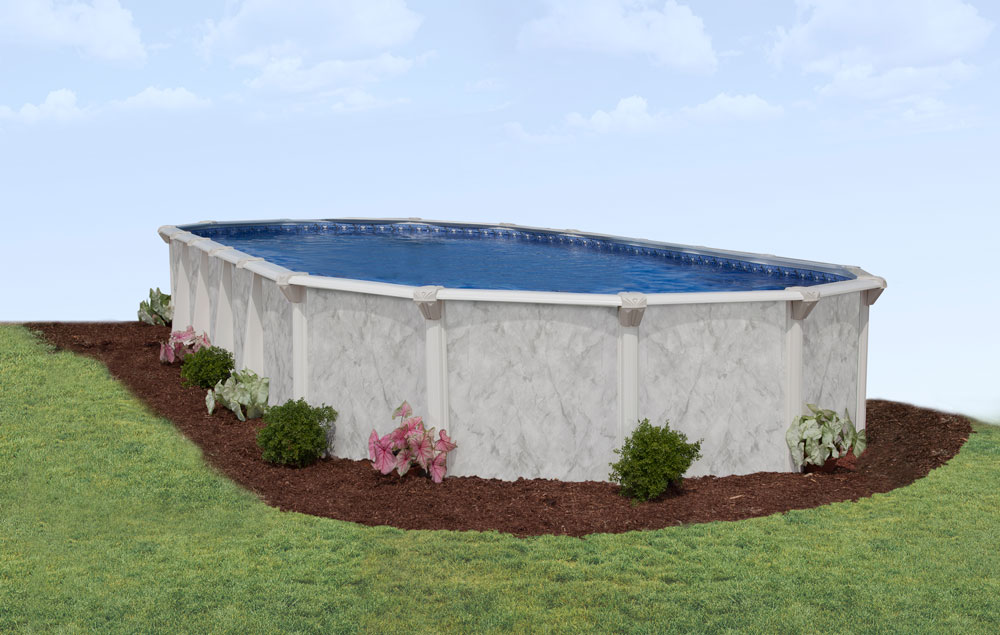 oval doughboy pool