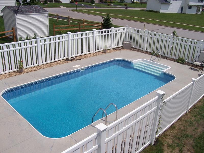 16' x 36' Rectangle Swimming Pool Kit with 48" Steel Walls ...