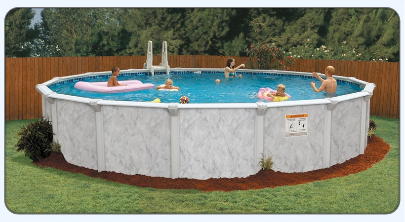 gallons in a 21 foot round pool