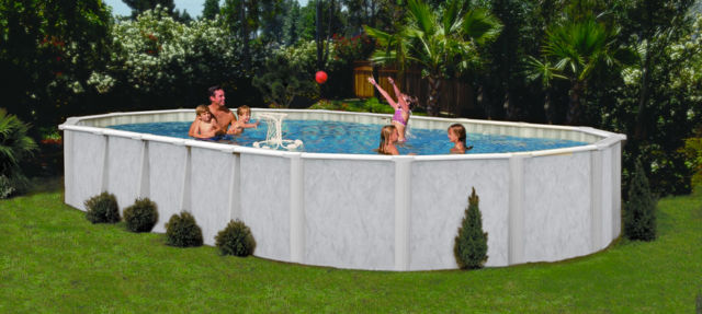 oval doughboy pool