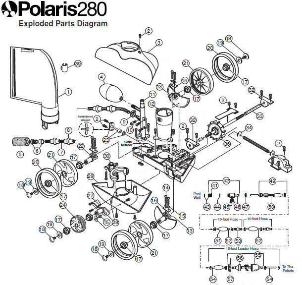 Polaris 20 swimming pool cleaner
