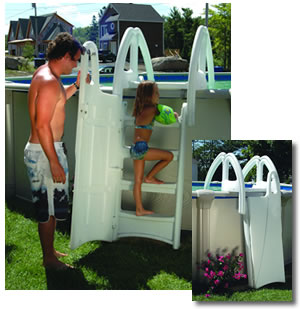 Above Ground Pool Outside Steps swimming pool equipment, hot tubs and spas, swimming pool covers Above Ground Pool Outside Steps swimming pool equipment, hot tubs and spas, swimming pool covers