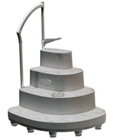 Above Ground Pool Steps And Ladders Make Getting Into Out Of Your Pool This Season Easier Safer With The Majestic Above Ground Step These Rugged Steps Feature A Durable Polyethylene