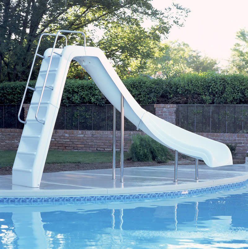 above ground pool water slide