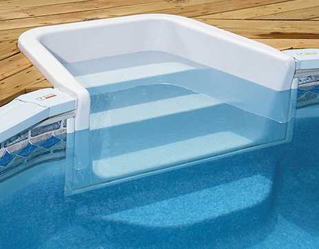 replacement pool steps for inground pool
