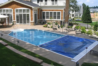 On-Deck Track Automatic Pool Covers