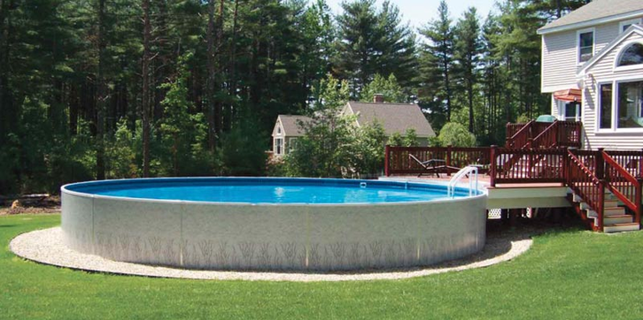 Semi Inground Pool
