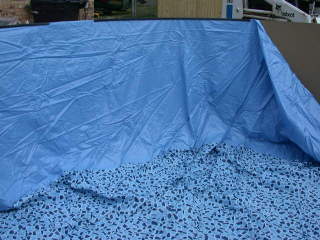 above ground overlap pool liner
