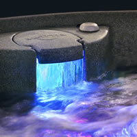 Backlit Waterfall