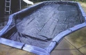 Inground swimming pool winter covers