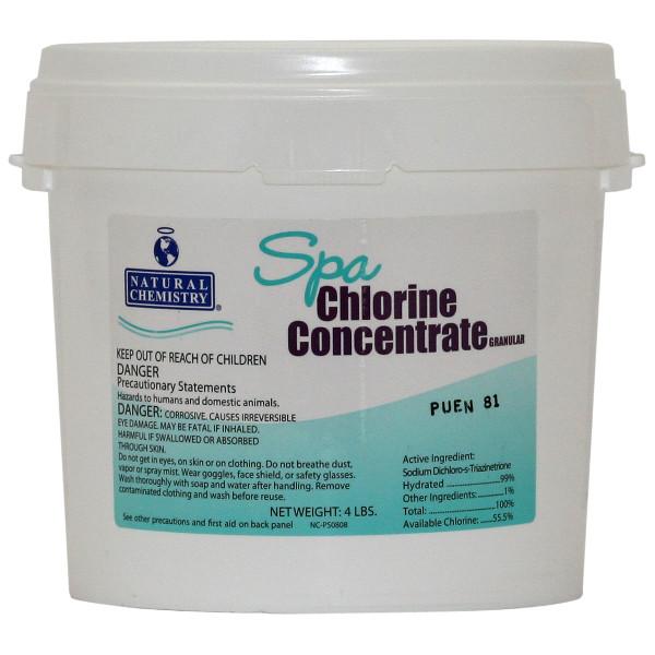 Natural Chemistry Spa Chlorine Concentrate 4 lbs