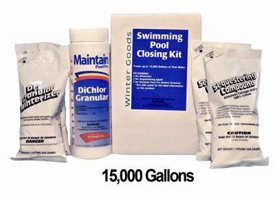 Chlorine Winterizing Chemical Kit for 15,000 Gallons