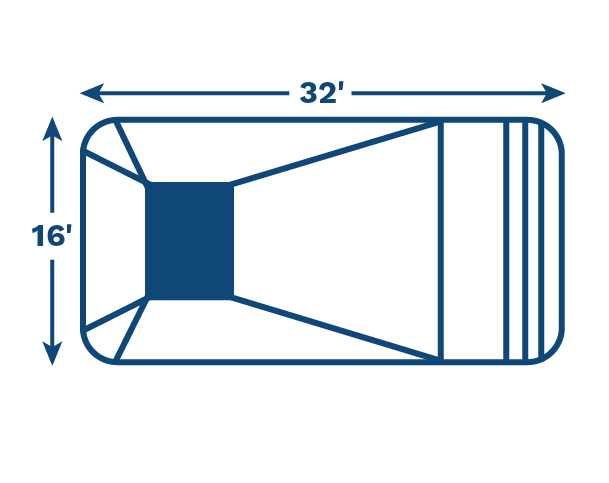 image of 16' x 32' Oxford Rectangle Swimming Pool Kit