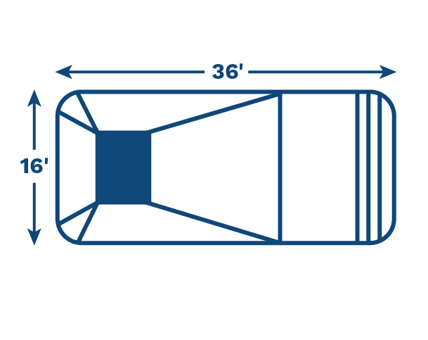 image of 16' x 36' Oxford Rectangle Swimming Pool Kit