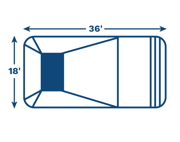 image of 18' x 36' Oxford Rectangle Swimming Pool Kit