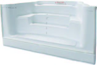 8' Straight Twin Sit-N-Step 48" Blue Bullnose Latham