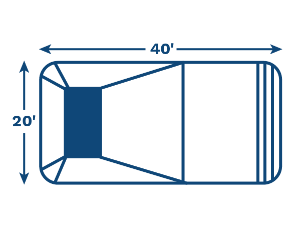image of 20' x 40' Oxford Rectangle Swimming Pool Kit