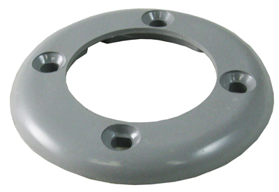 CMP Gray Vinyl Wall Return Faceplate - Non Threaded