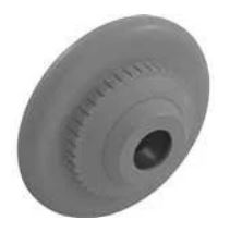 Directional Eyeball with Flange Gray CMP