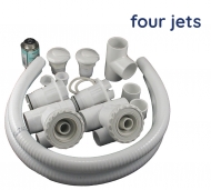 Step Jet Kit - Four Jets - Gray