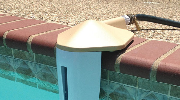CMP AquaLevel Portable Automatic Water Leveler for In Ground Pool, Tan
