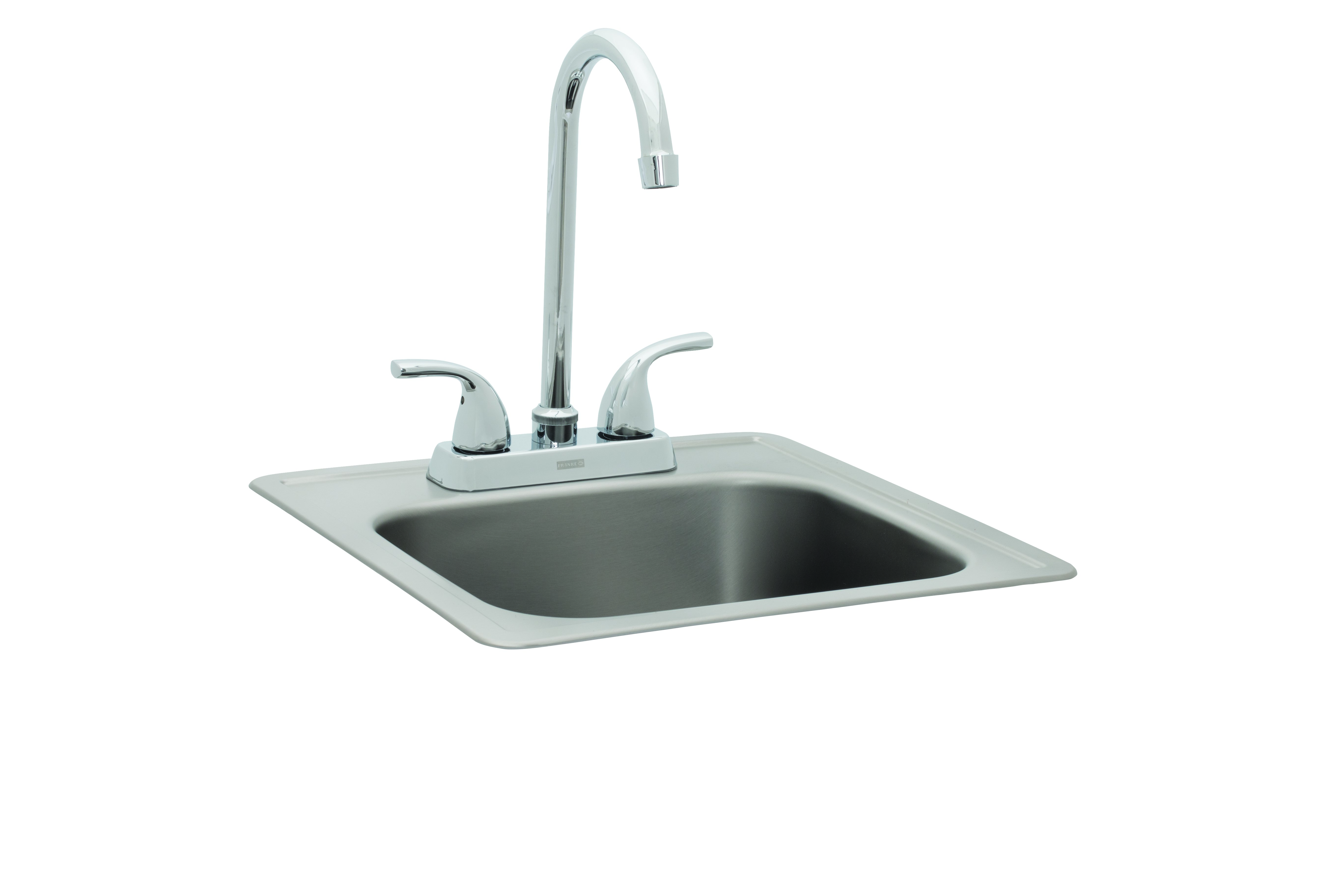 Bull 15" Stainless Steel Sink with Faucet