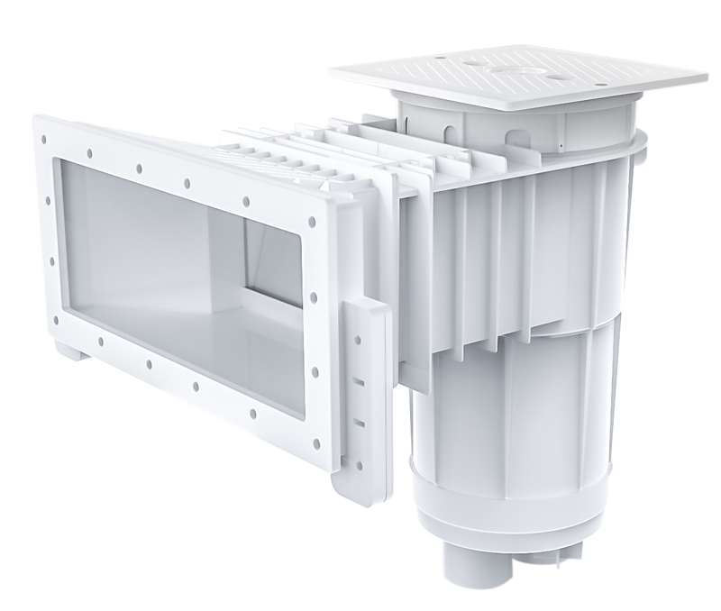 CMP Wide Mouth Inground Skimmer for Vinyl & Fiberglass, Gray