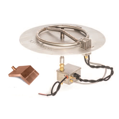 30" Maya Fire & Water Kit - 12V Electronic - Bowl Not Included
