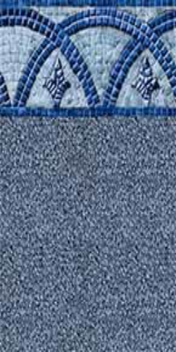 GLI 12' Round Beachview 54" Unibead 20GA Liner