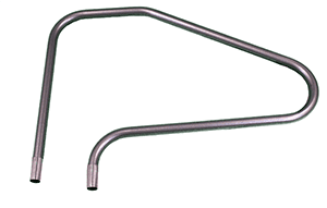 Global Pool Products - 4-Bend Inground Pool Handrail - Polished Stainless