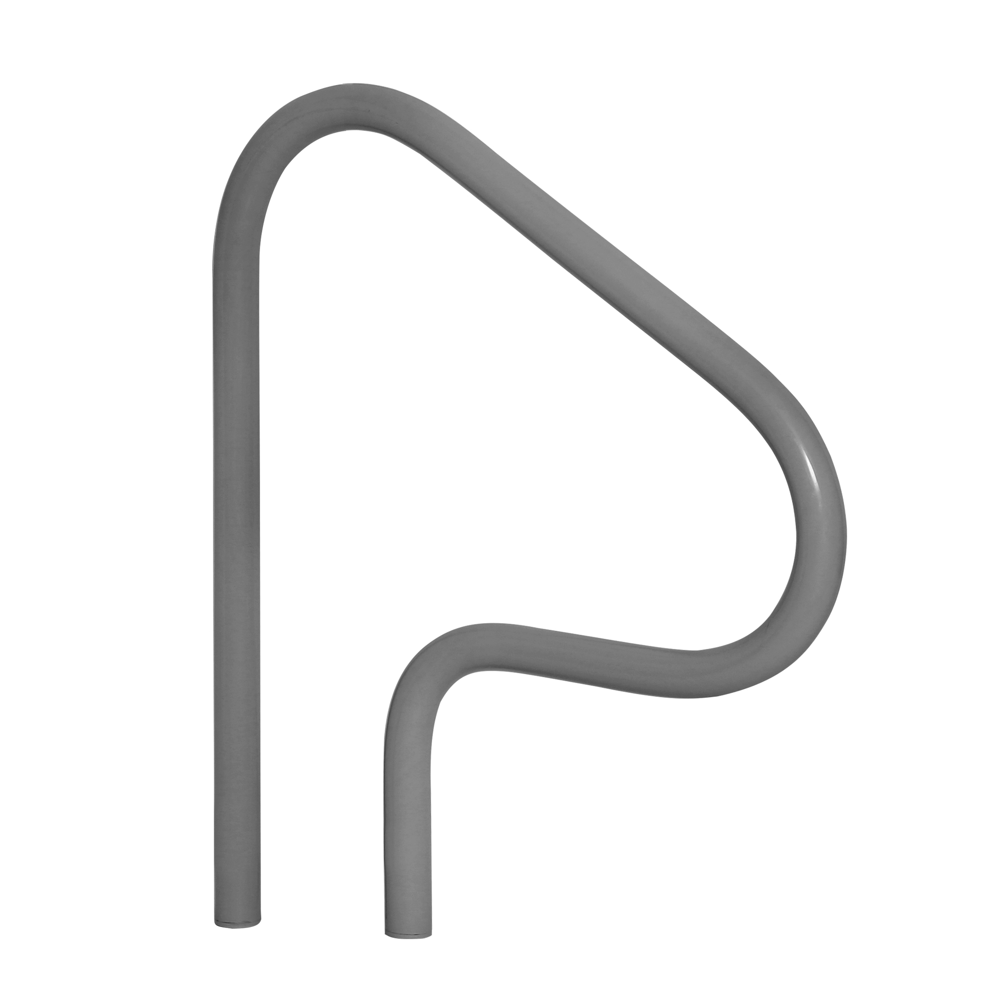 Saftron 26" Return-to-Deck 3 Bend Handrail - Graphite Gray