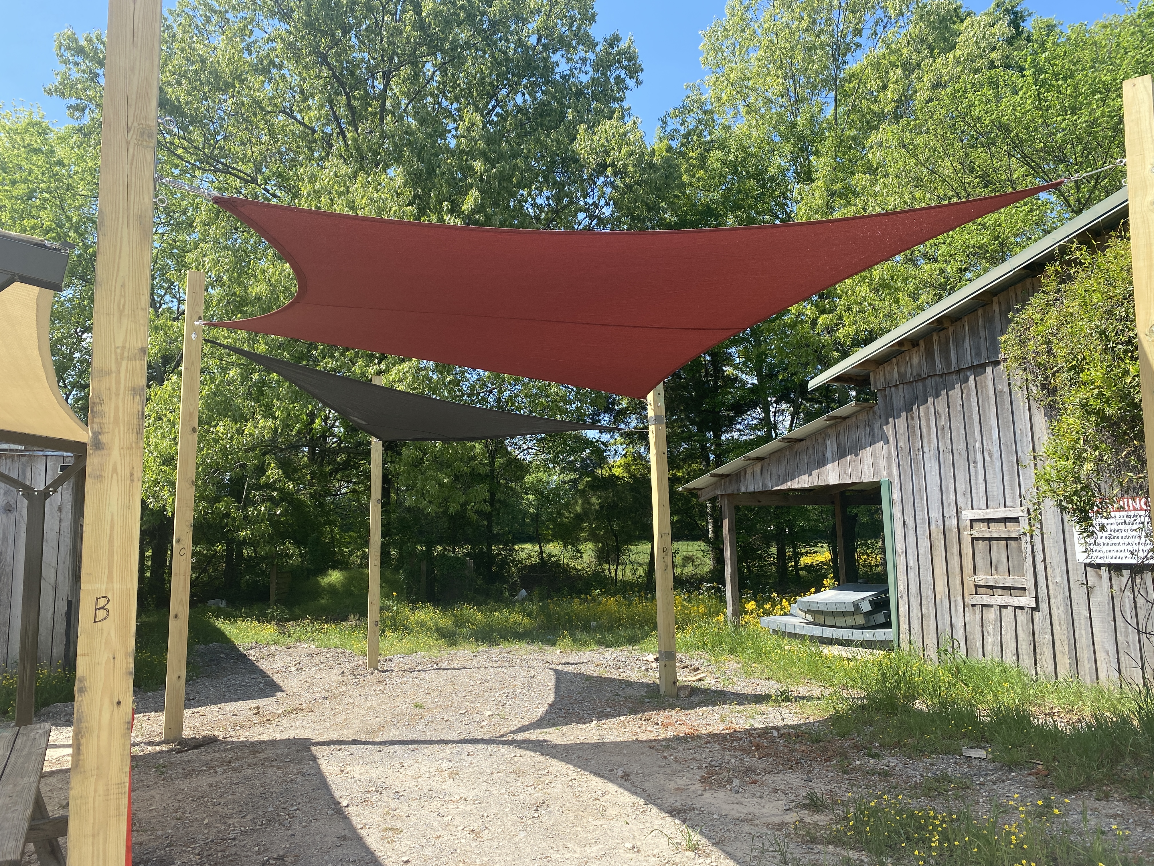 Tara Shade Escapes 16.5' Triangle Sun Shade - Paprika
