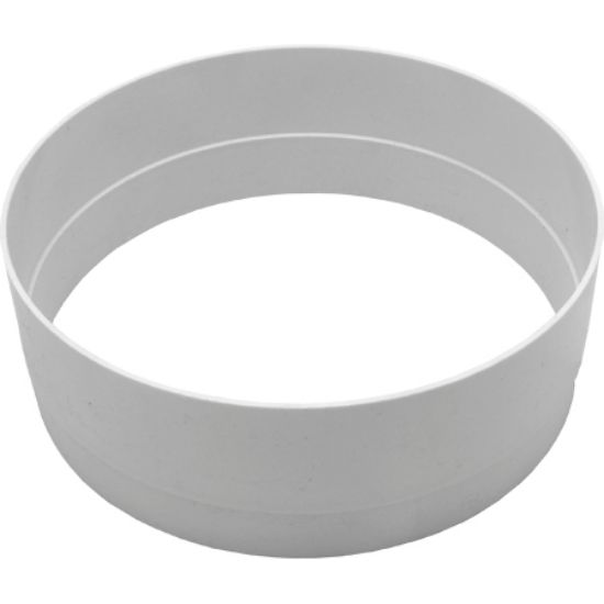 AquaStar 3" Skimmer Extension Collar - White