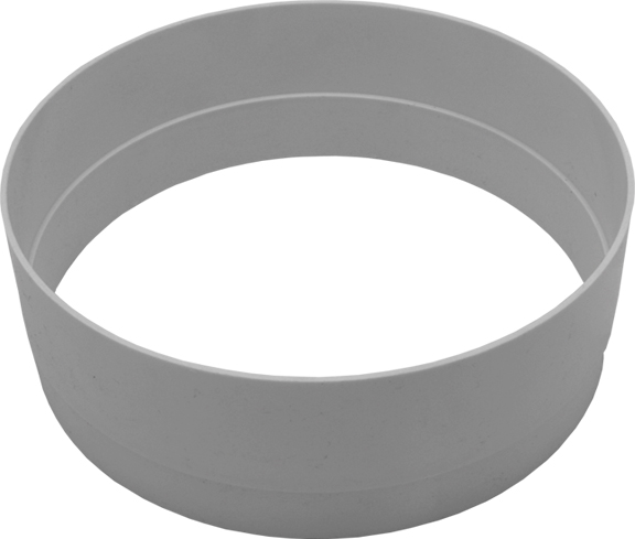 AquaStar 3" Skimmer Extension Collar - Light Gray