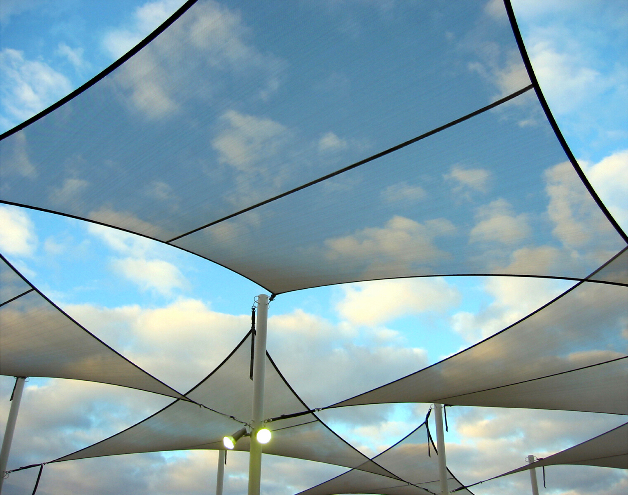 Tara Shade Escapes 12' X 12' X 16' Triangle Sun Shade - Vanilla