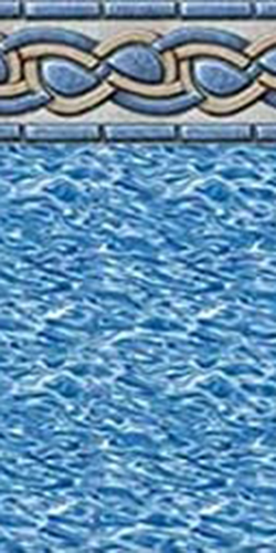 Swimline 18' x 40' Oval Marigo Bay 52" Beaded 20GA Liner