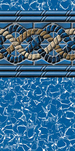 Swimline 24' Round Mystri Gold 54" Unibead 25GA Liner