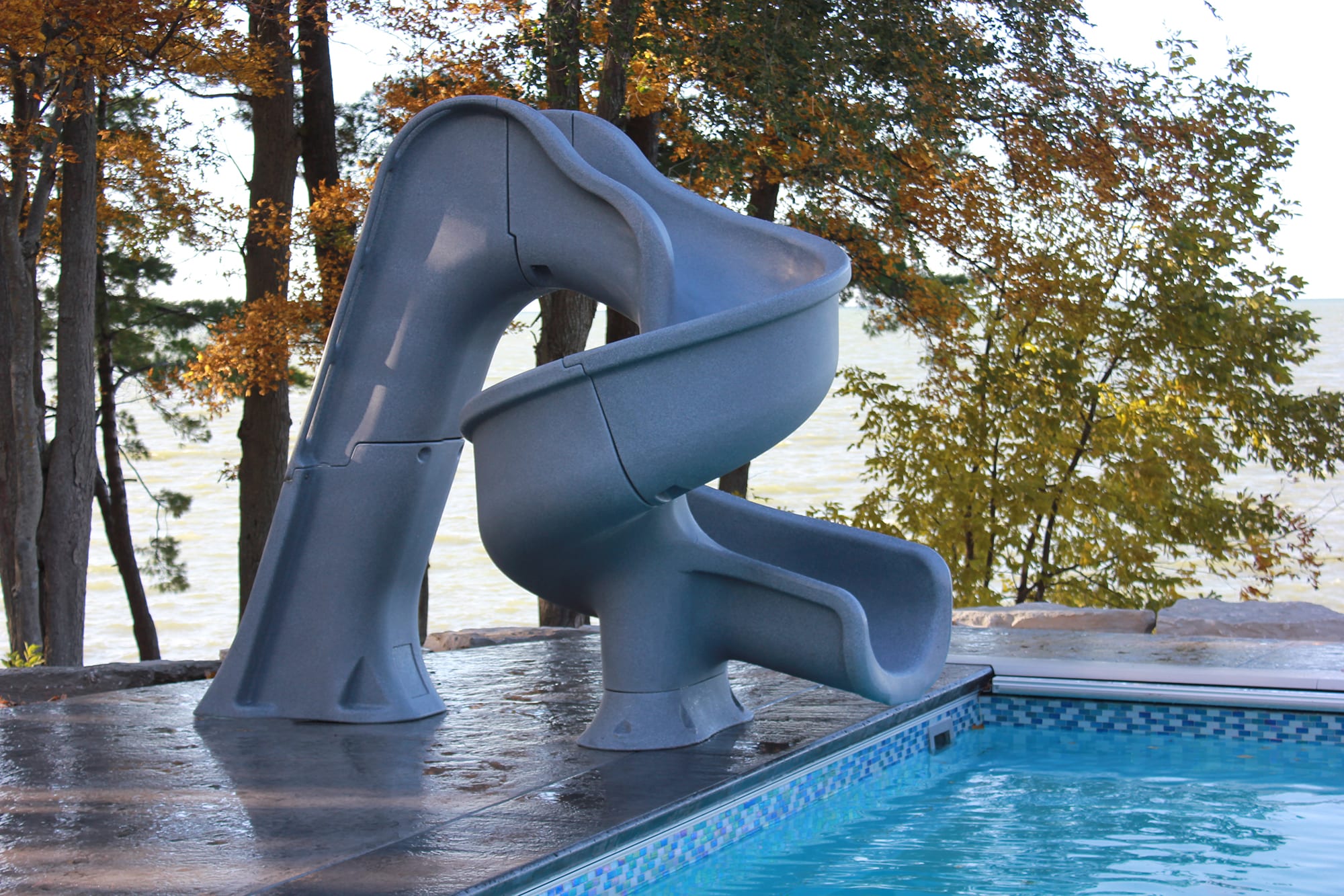 GPP Tsunami Pool Slide - Grey