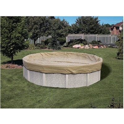 32' Winter Cover for 27'/28' Round Pool 20 Yr. Tan