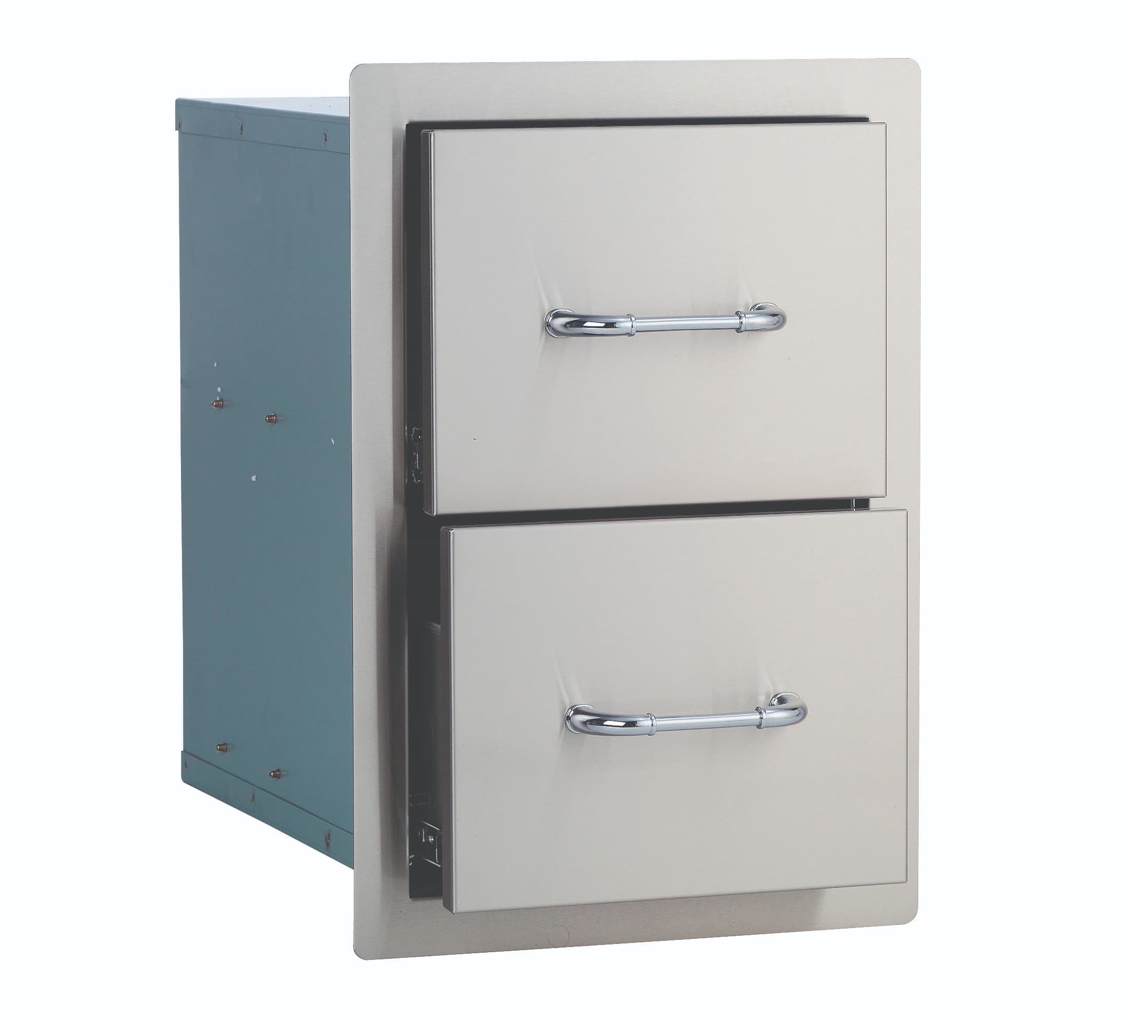 Bull Double Drawer - Stainless Steel