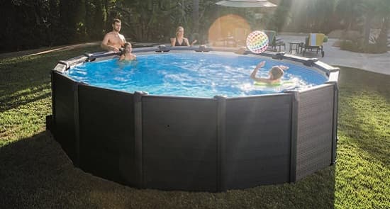 Intex Graphite Gray Panel Pool