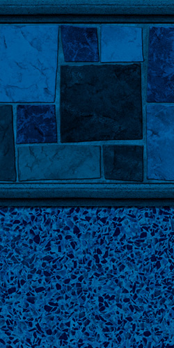 Latham Courtstone Blue 20 Mil Wall/Stardust Blue 20 Mil Floor Liner