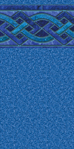 Latham Indigo Marble 27 Mil Wall/Blue Granite 20 Mil Floor Liner