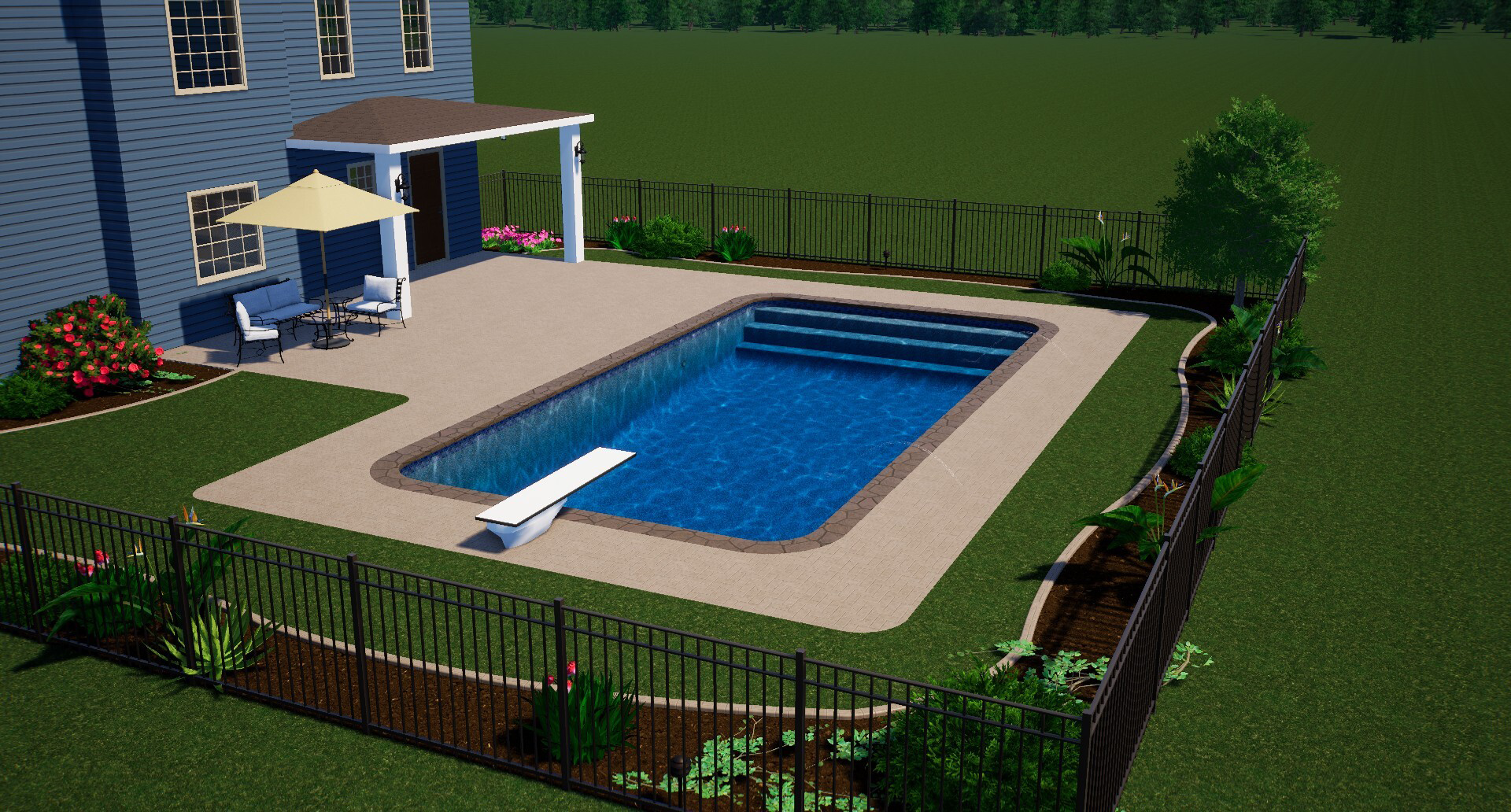20' x 40' Oxford Rectangle Swimming Pool Kit