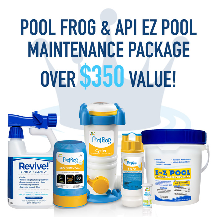 Pool Frog & API EZ Pool Maintenance Package