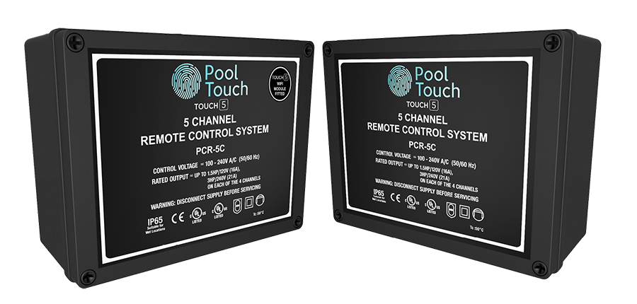 PAL 5 Channel Pool Automation including 60W Multi Color Lighting Control & Wi-Fi