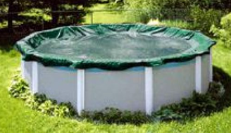 15' Winter Cover for 12' Round Pool 12 Yr. Green/Black