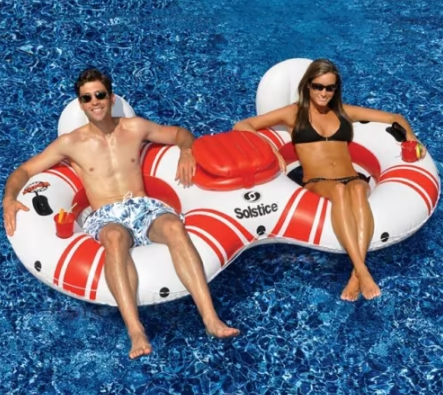 Swimline Super Chill River Tube Double w/ Cooler