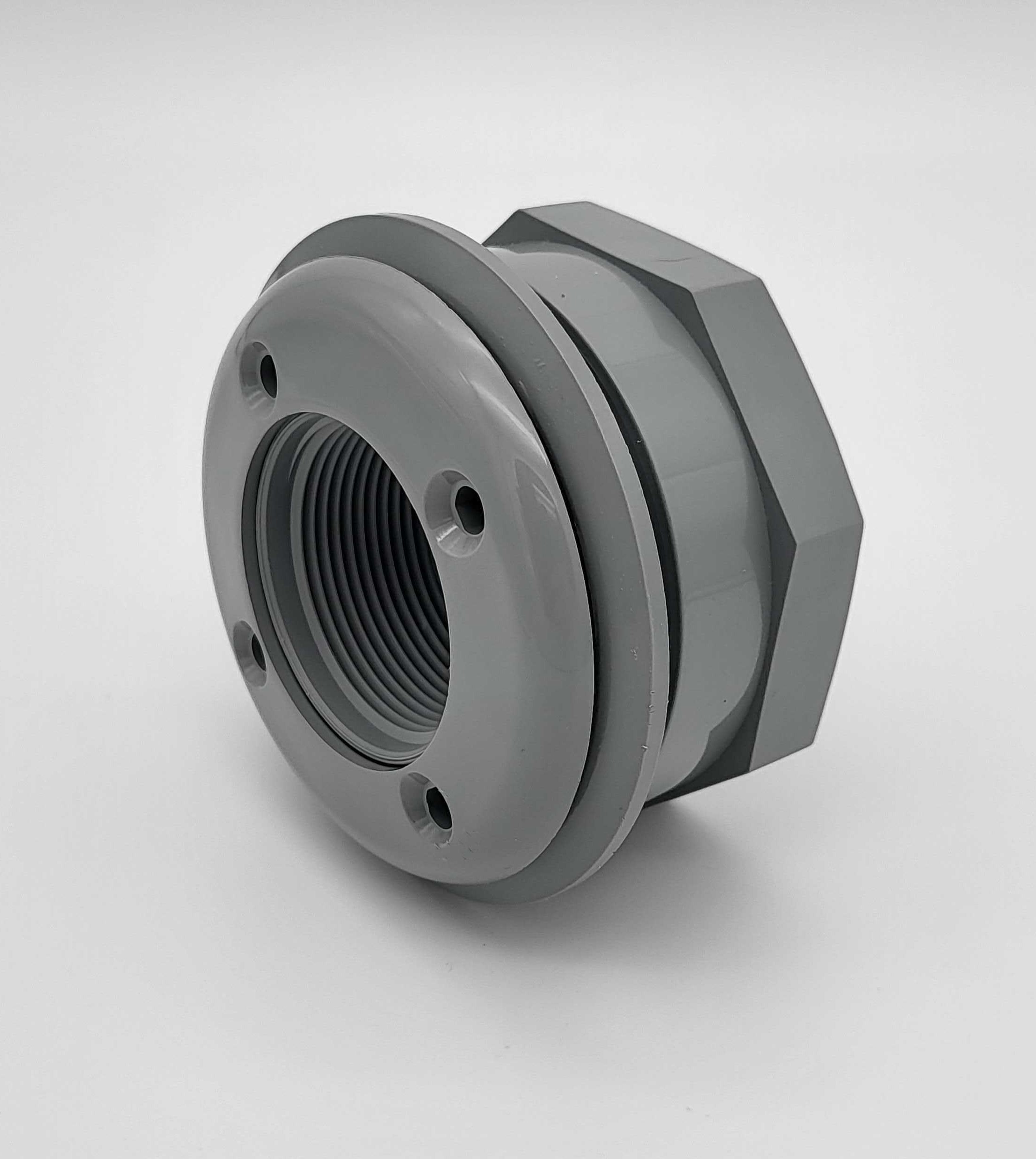 CMP Vinyl I/O Wall Return Fitting 1.5", Gray